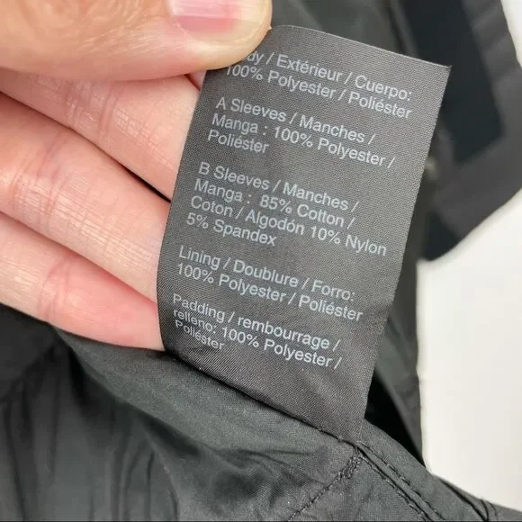 ryu Black Lightweight Puffer Zip Jacket XS - Picture 8 of 9